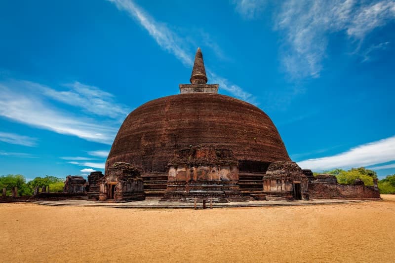 Ancient brick stupa in Anuradhapura
