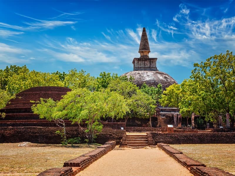 Historic Buddhist stupa within Anuradhapura