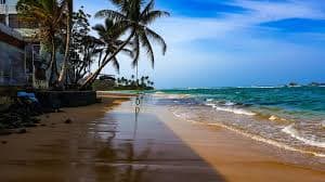 Hikkaduwa Beach on Sri Lanka's southern coast
