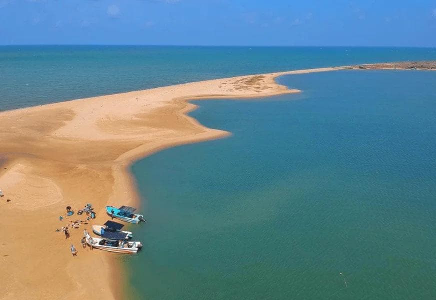 North-west Sri Lankan landscape near the Wilpattu region