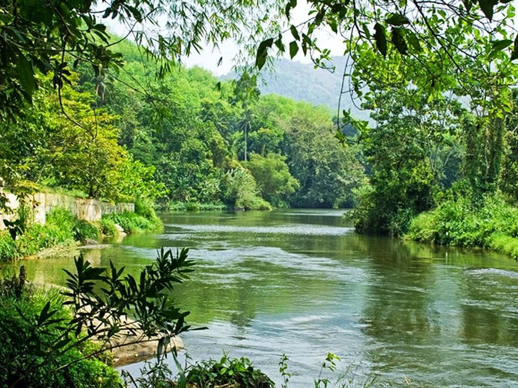 Kelani River flowing through Kitulgala Sri Lanka