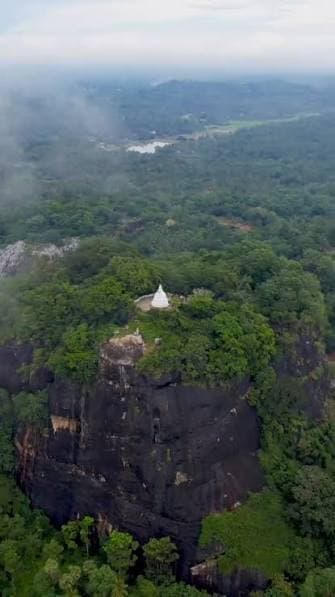 Historic Mulkirigala Rock Temple near Tangalle